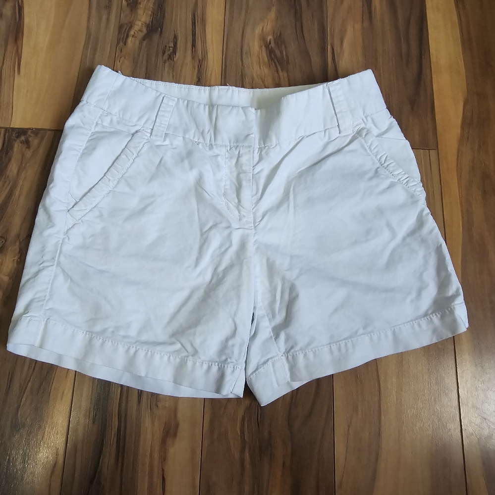 J Crew Chino Shorts White 5in Size 00